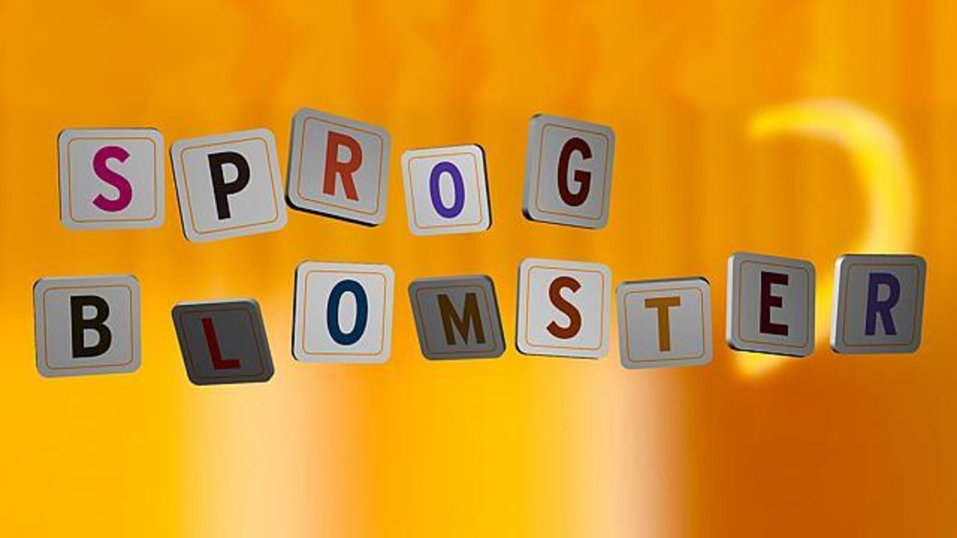Sprogblomster