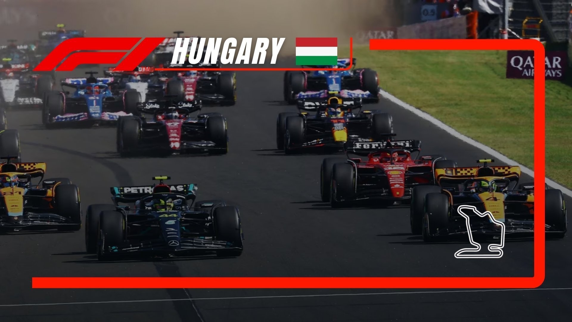 Formel 1: Ungarns Grand Prix - Løbet