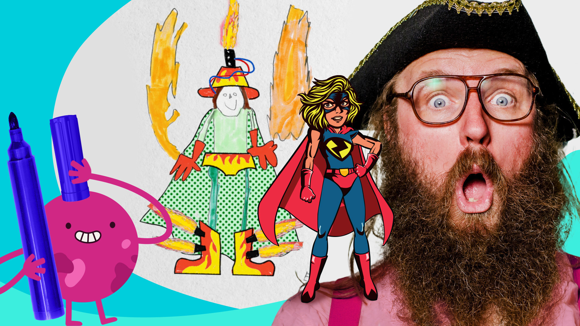 Tegnetrix: Onkel Rejes Superhelt