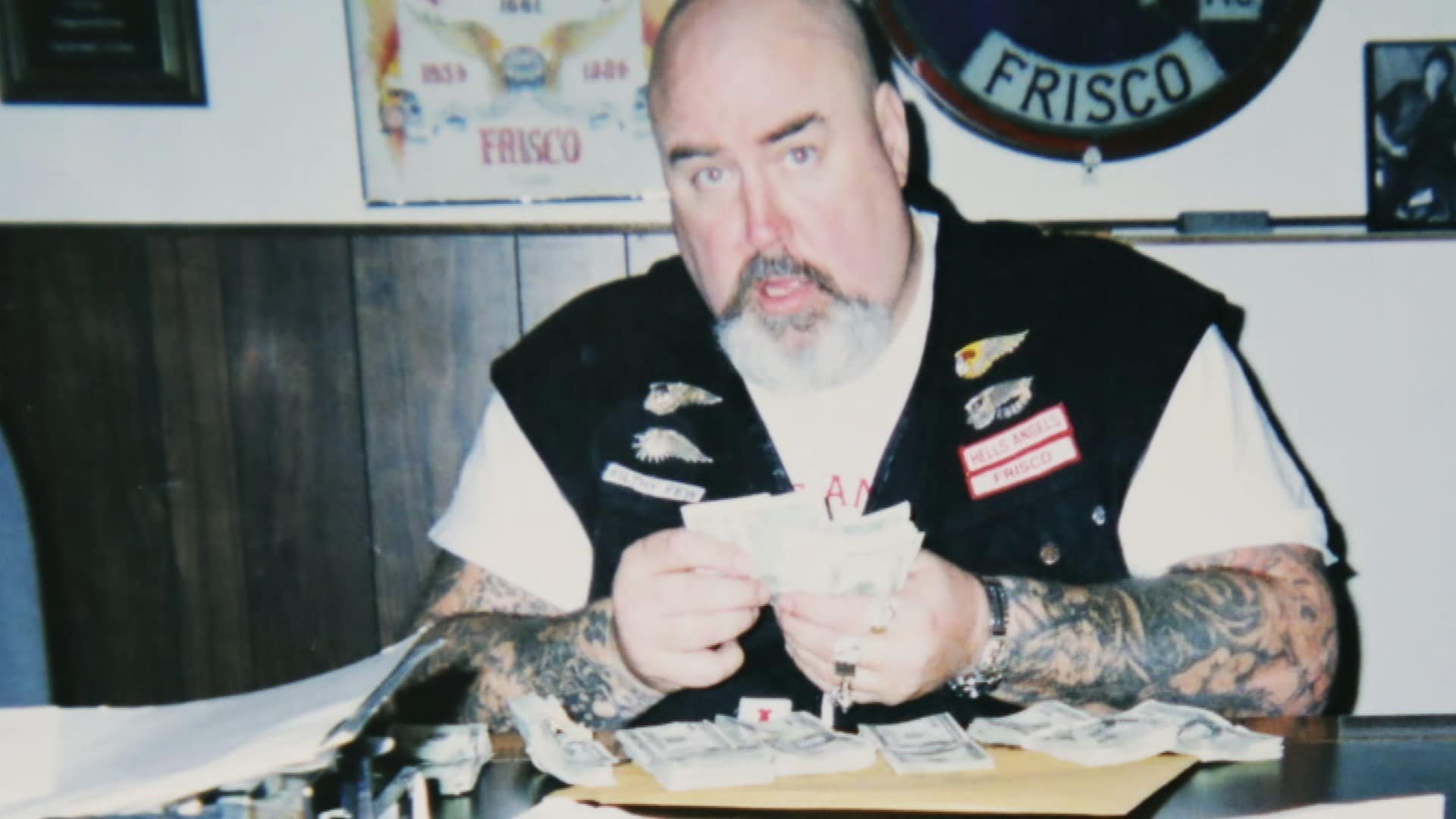 Hells Angels bag rygmærket