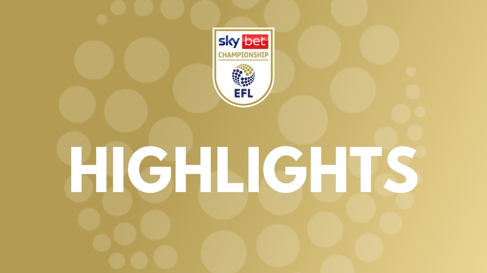 Højdepunkter fra EFL Championship