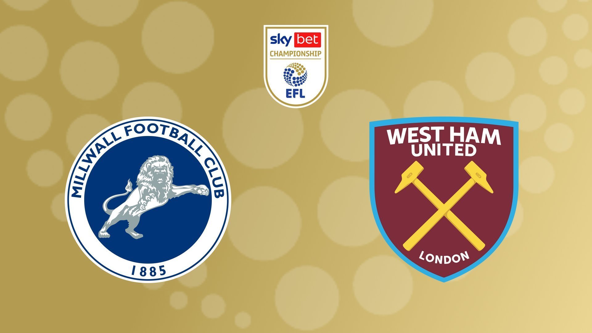 EFL Championship: Millwall - West Ham