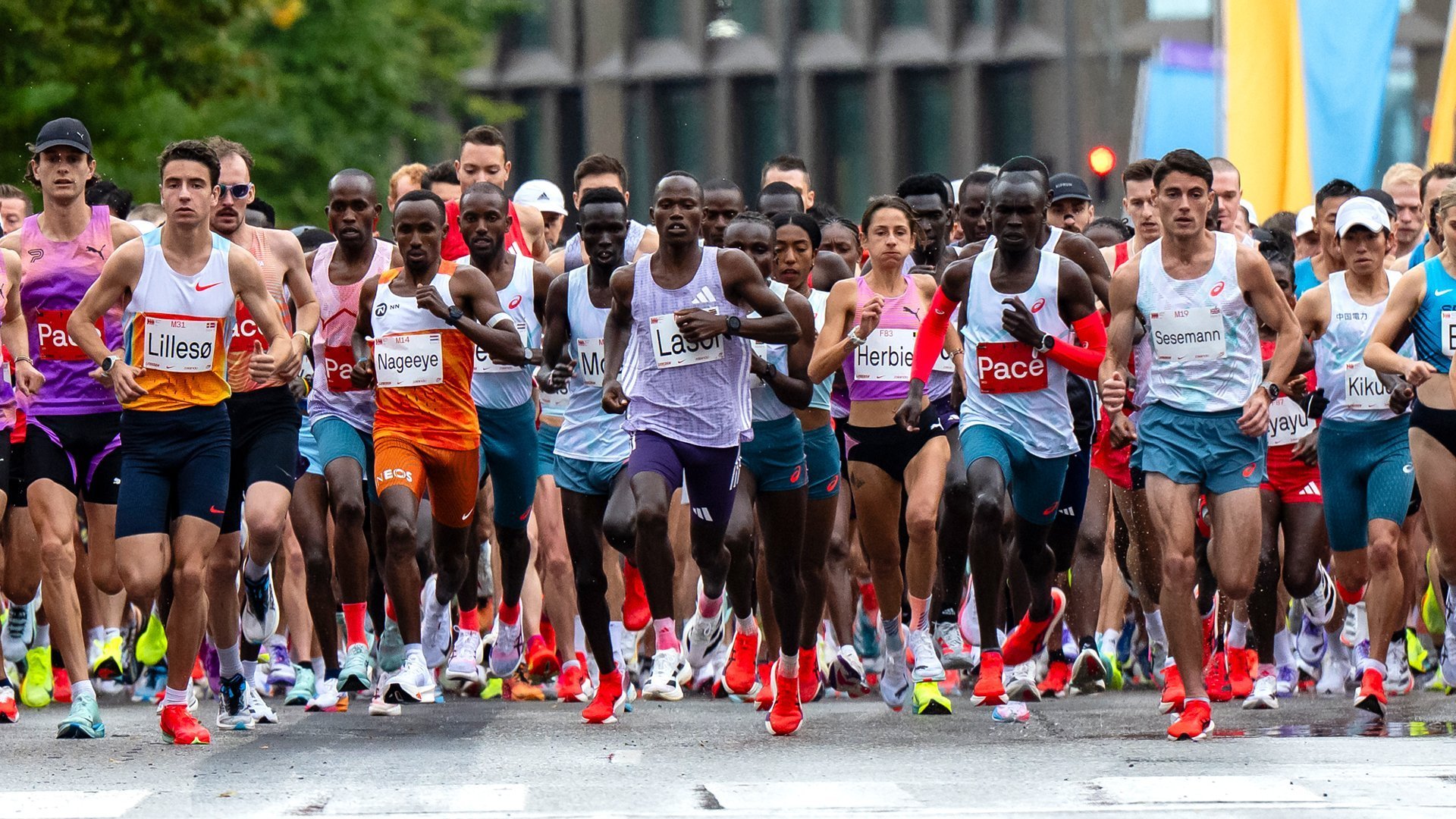 VM i landevejsløb: Halvmaraton, direkte