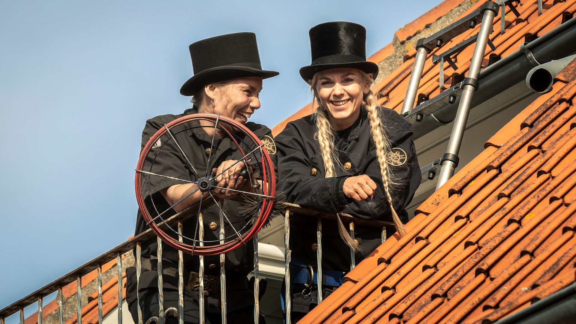 Motor Mille og uniformerne - Skorstensfejer