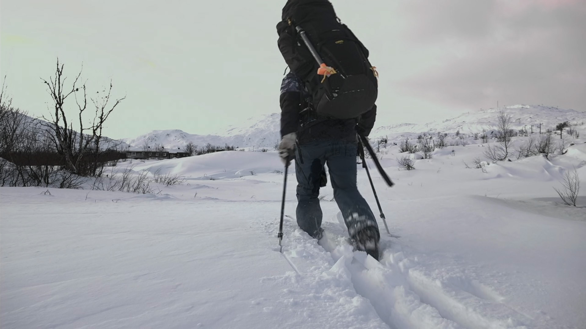 Fjeldvinter i det nordlige Lapland