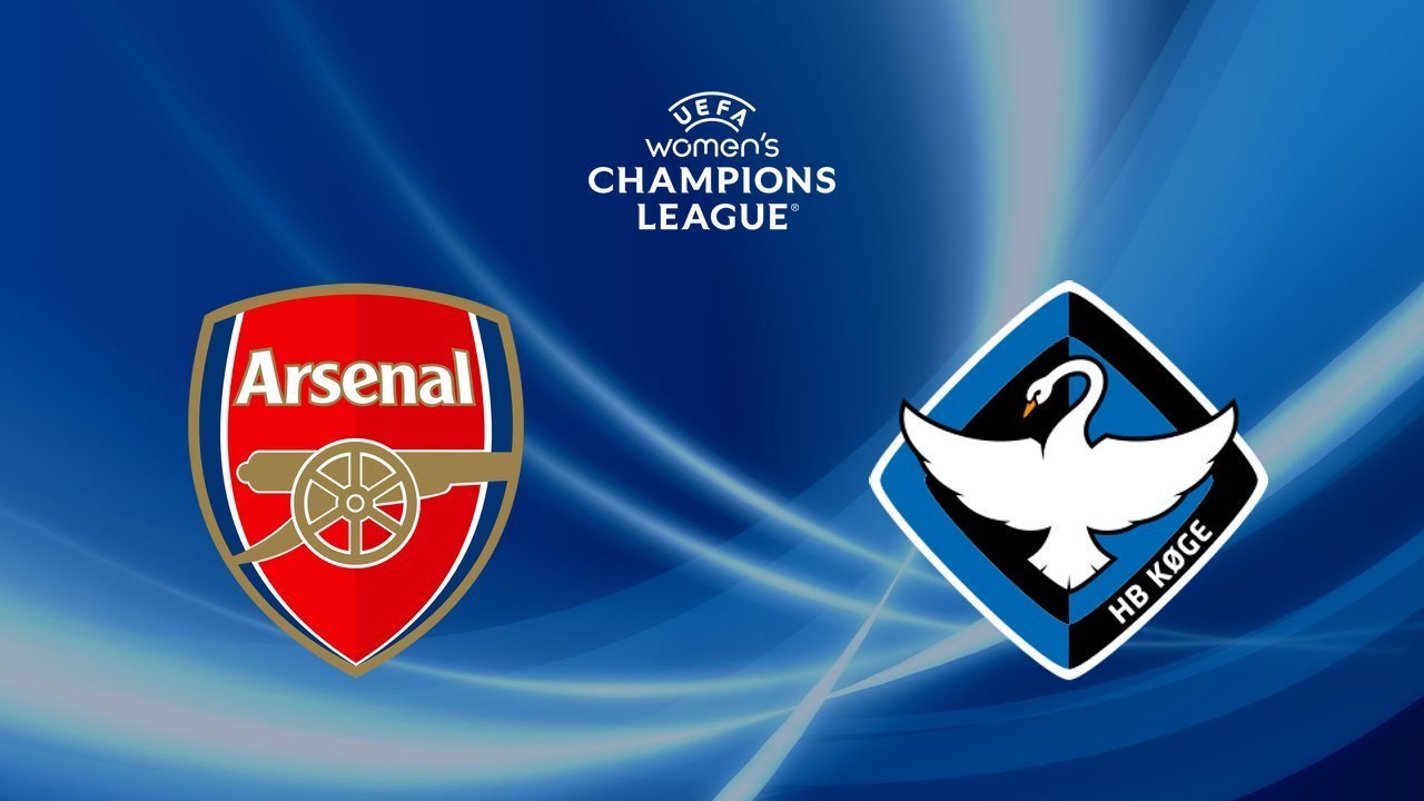 Champions League fodbold: Arsenal - HB Køge (k), direkte